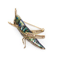 Grasshopper Brooch by Bill Skinner