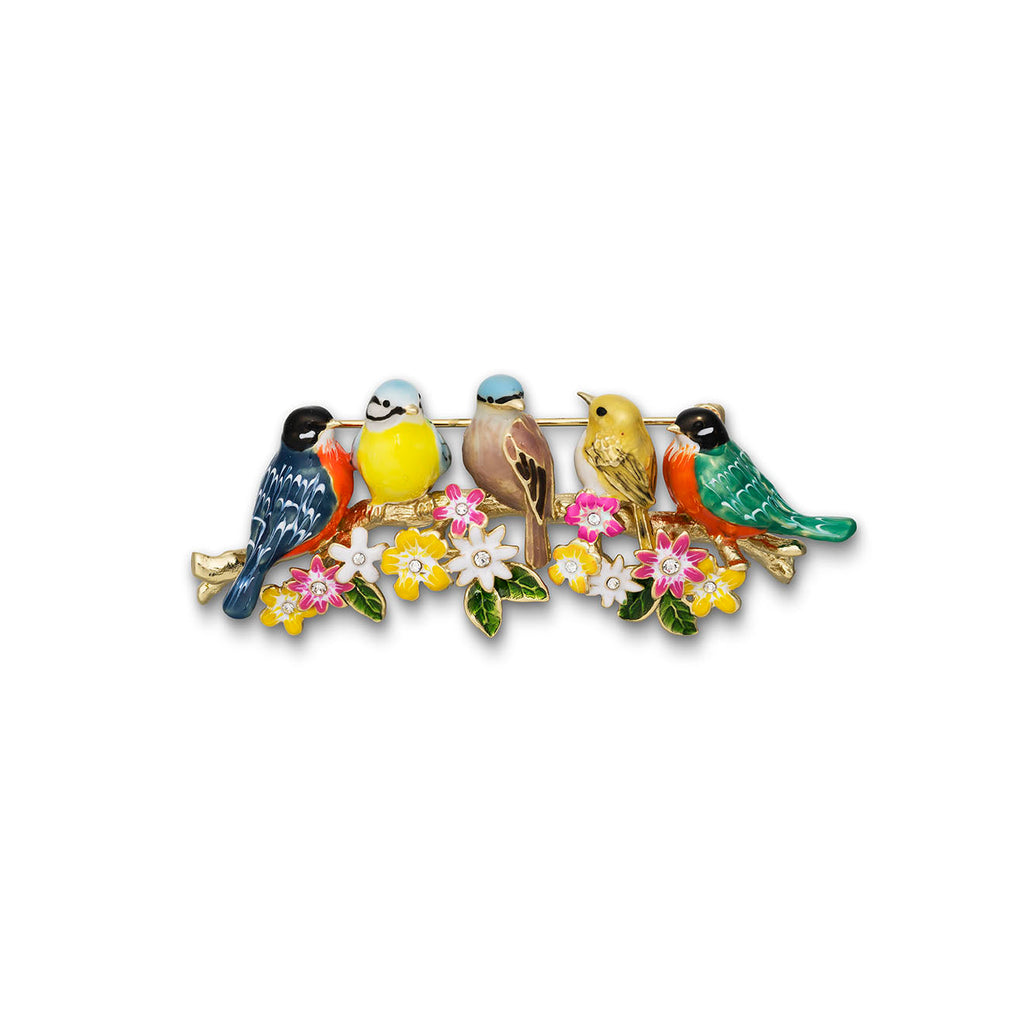 Songbird Serenade Brooch by Bill Skinner