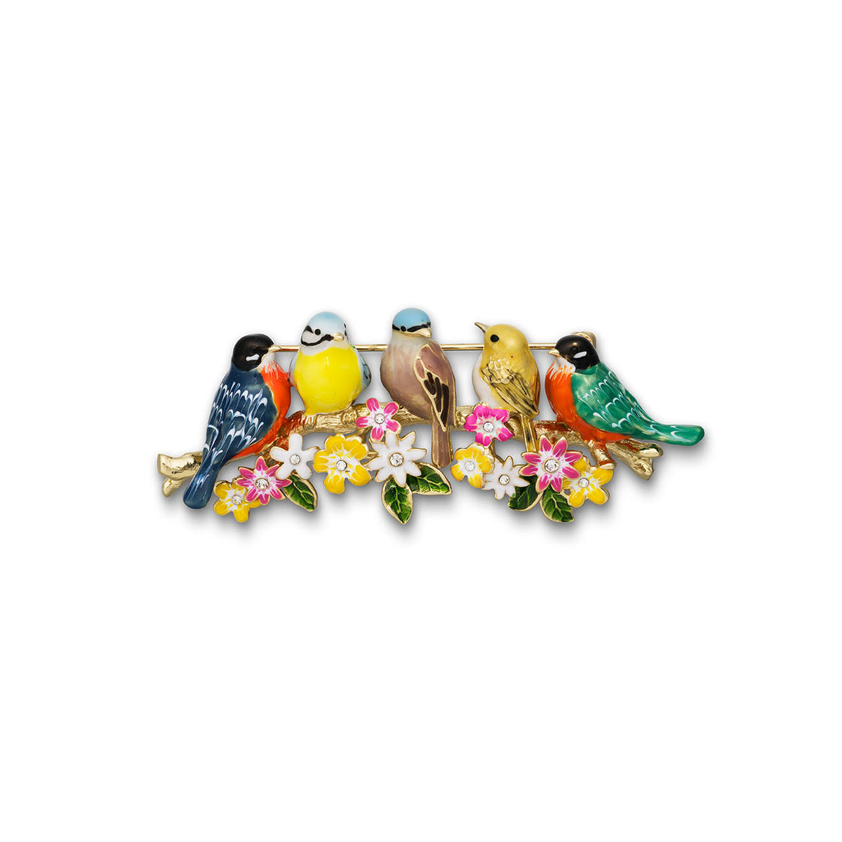 Songbird Serenade Brooch by Bill Skinner