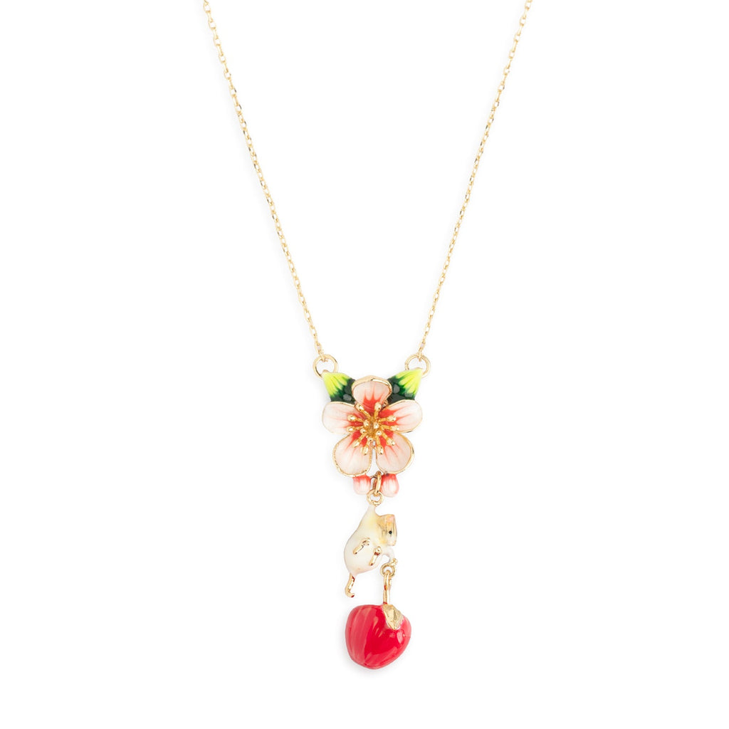 Apple & Mouse Blossom Pendant by Bill Skinner