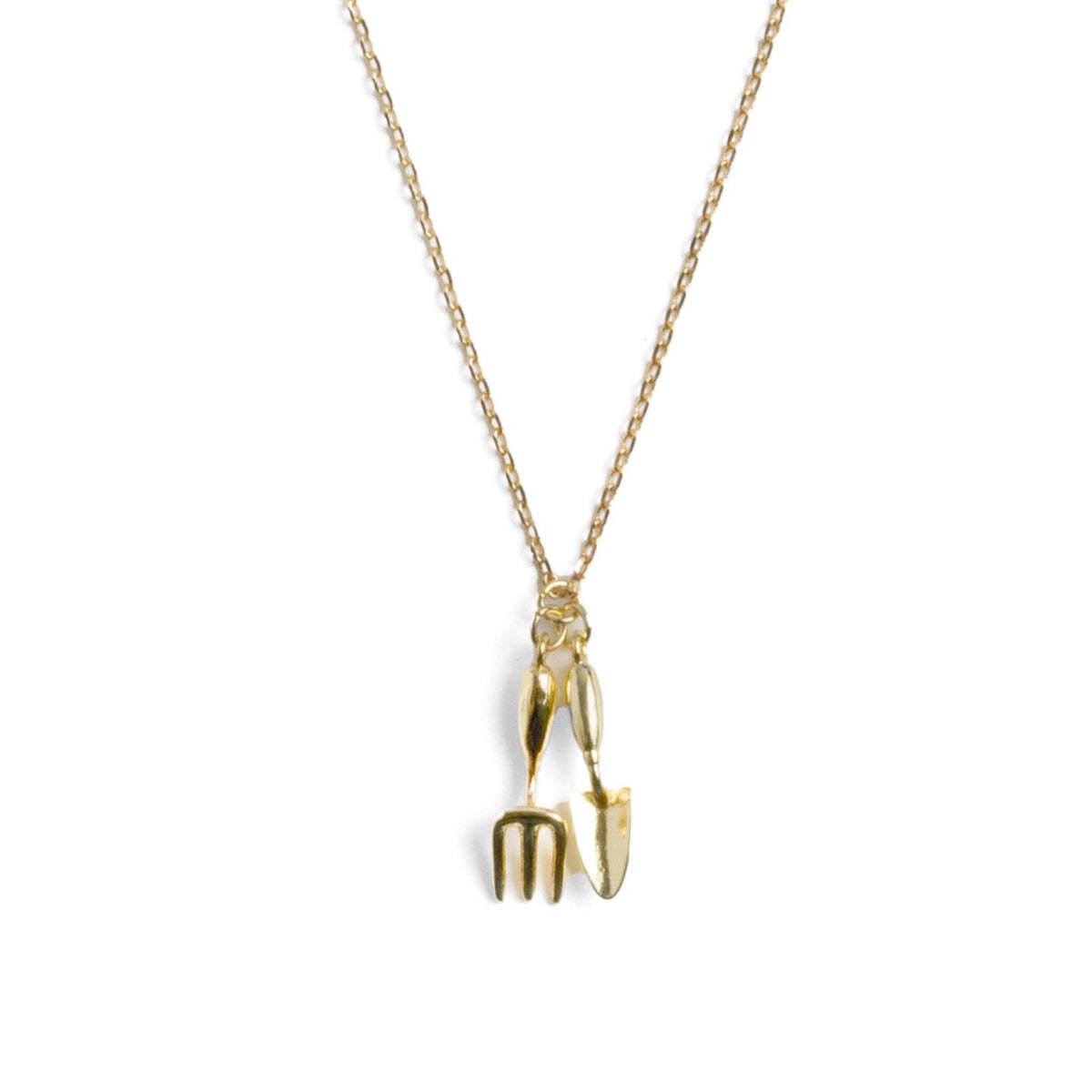 Spade And Trowel Pendant by Bill Skinner