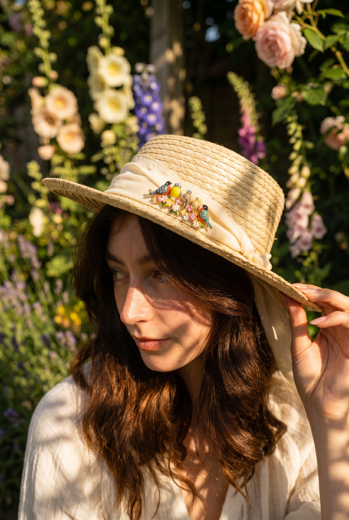Songbird Serenade Brooch – detail or styling view