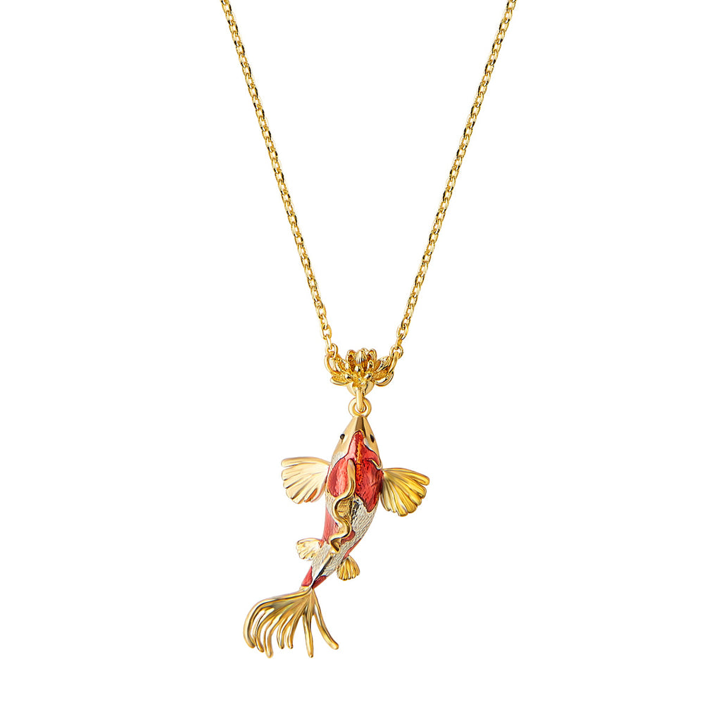 Koi Carp Pendant by Bill Skinner