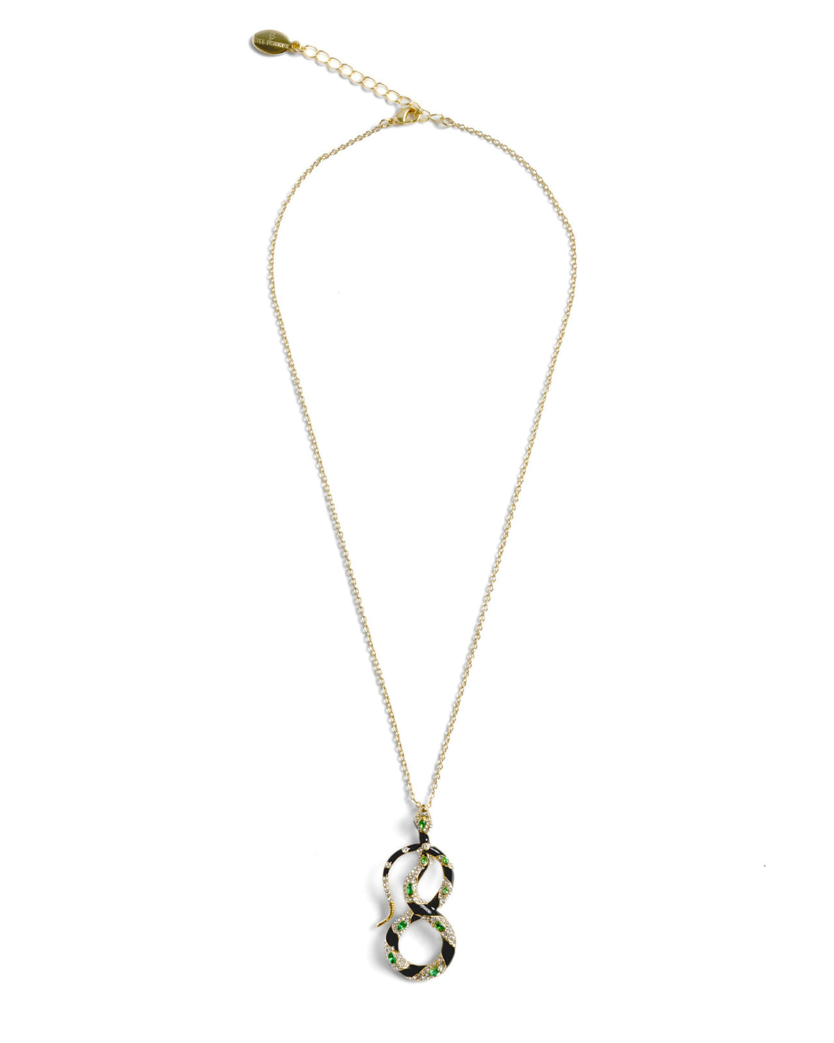 Bejewelled Snake Pendant – detail or styling view