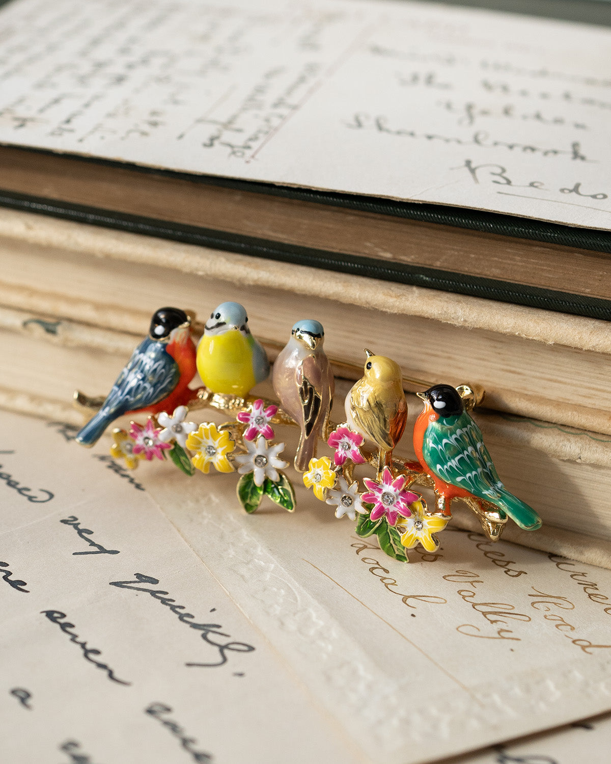 Songbird Serenade Brooch – detail or styling view